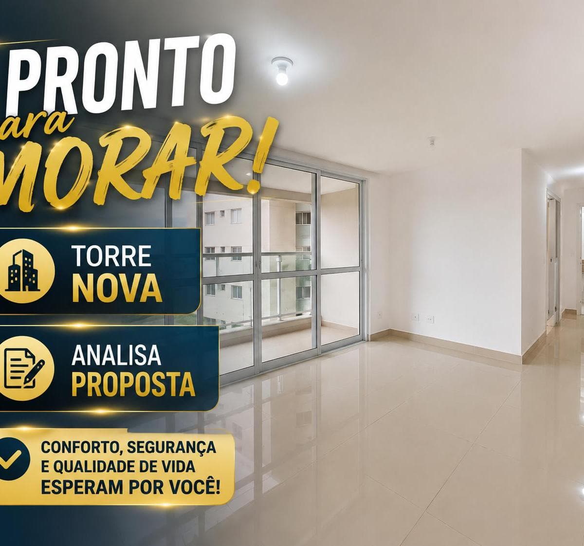 Apartamento 3 quartos com DCE e varanda gourmet - Península Águas Claras